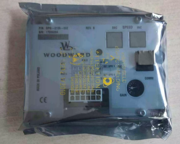 WOODWARD DPG-2155-002 REV B Speed Control Board