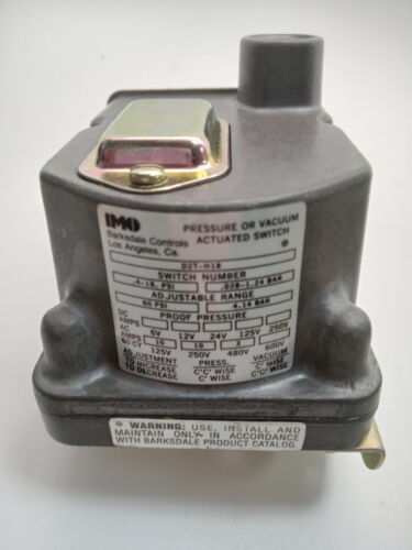 Barksdale Pressure Switch D2T-H18